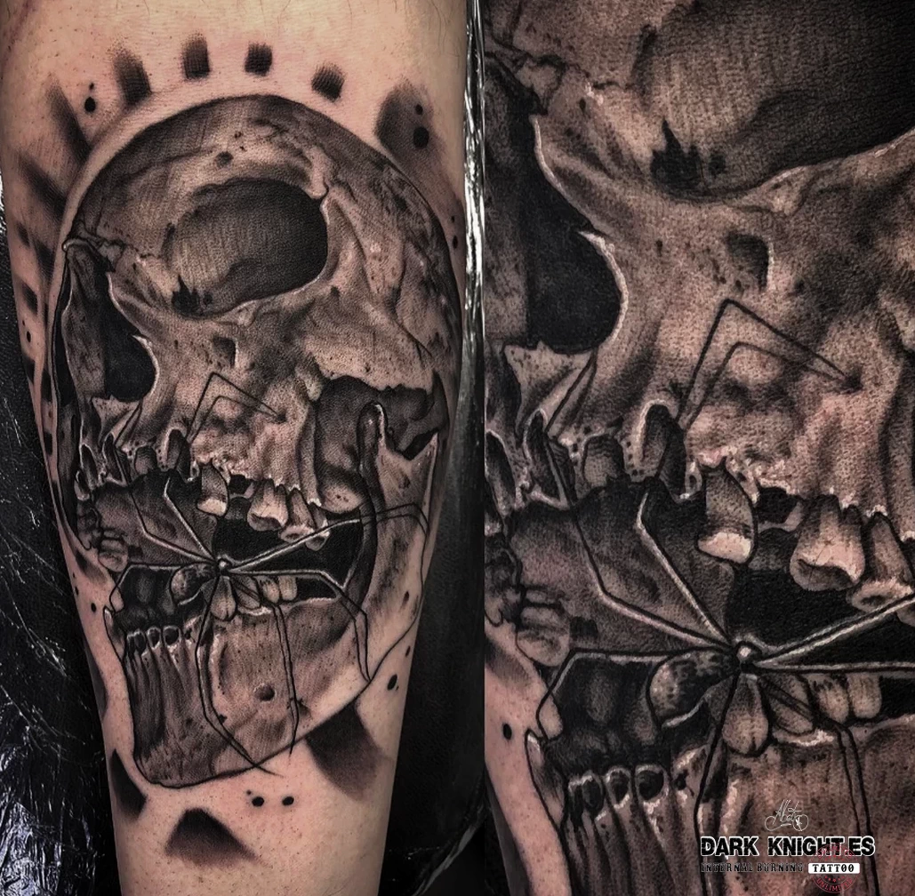 The Dark SKULL - Style Blackwork . The Dark SKULL - Style Blackwork .