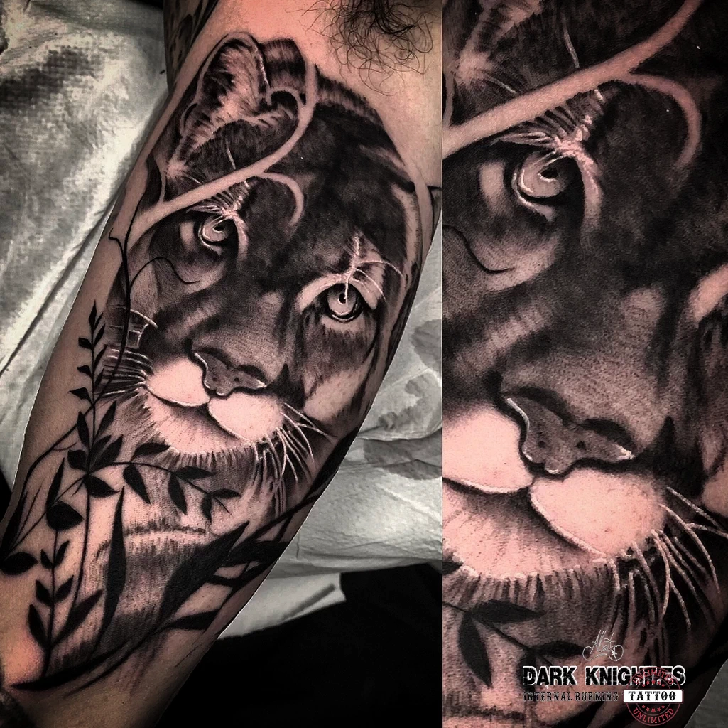 The TIGER - Style Blackwork . The TIGER - Style Blackwork .